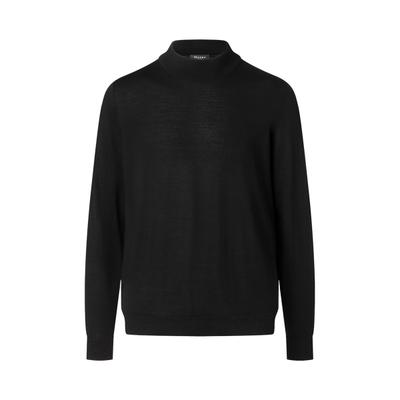 Strickpullover MAERZ MUENCHEN "Maerz Muenchen 416300 Strickpullover Herren Bekleidung", Herren, Gr. 56, schwarz, 100% Wolle, Pullover Strickpullover