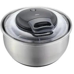 Gefu Salatschleuder  PULLIT ¦ silber ¦ Edelstahl,Kunststoff