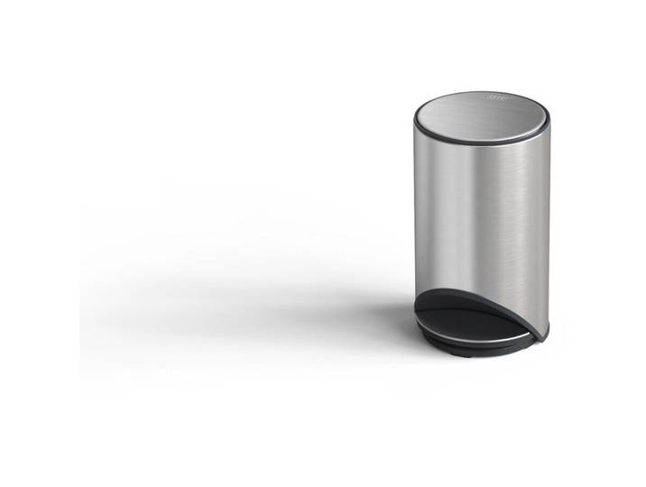 Joseph Joseph Arc Pedaleimer mit Innentasche H45cm D26cm 10l Edelstahl - Farbe: silber - 129