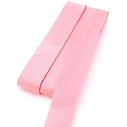 buttinette Baumwoll-Schrägband, rosa, Breite: 2 cm, Länge: 5 m
