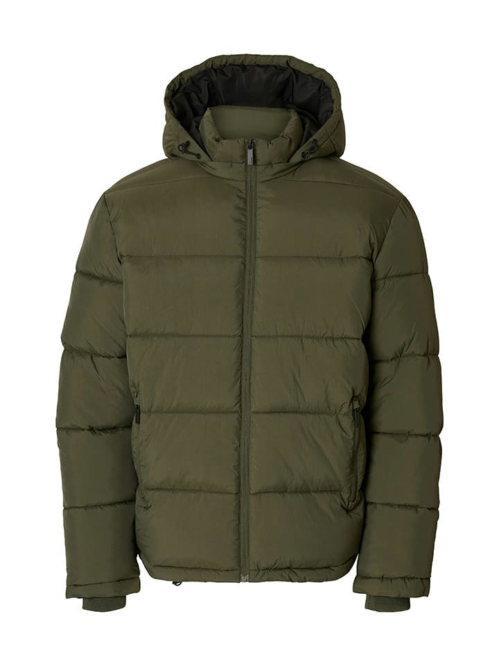 SELECTED HOMME Winterjacke "Cooper" in Dunkelgrün - XL