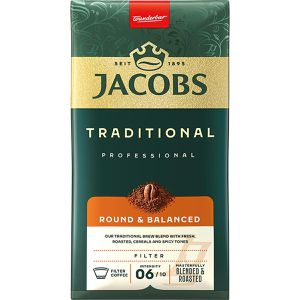 Jacobs Kaffee Professional, Traditional, gemahlener Kaffee, Arabica & Robusta, 500 g