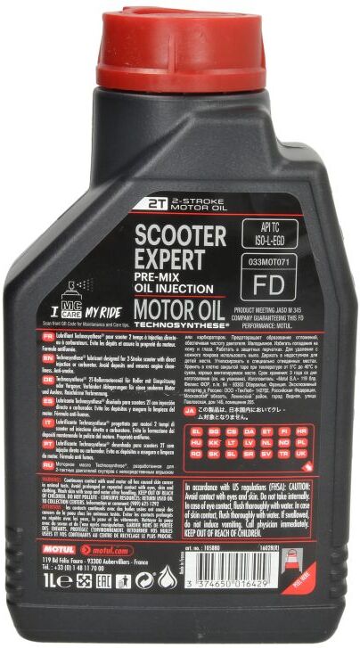 Motoröl MOTUL 105880 2T Scooter 2T EXP 1L