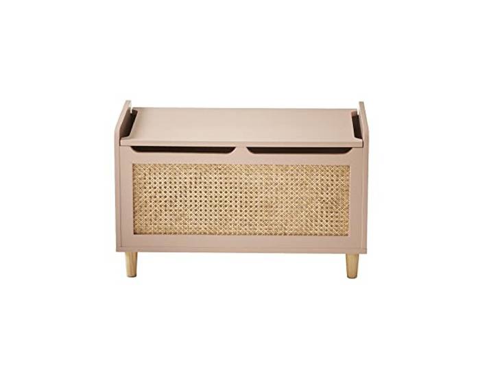 VERTBAUDET Spielzeugkiste, Holz, Rosa, TU