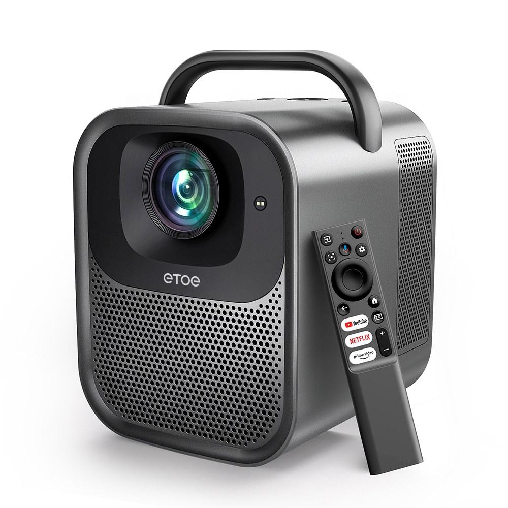 ETOE Seal Pro Beamer 1080P Native 1300 ANSI Google TV Netflix Integriert Autofokus 4K Decoding 2.4G/5G WLAN