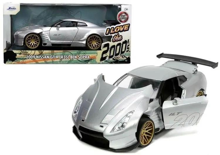 Jada Toys I Love the 2000's 2009 Nissan GT-R R35 Bensopra modelauto van gegoten metaal schaal 1/24