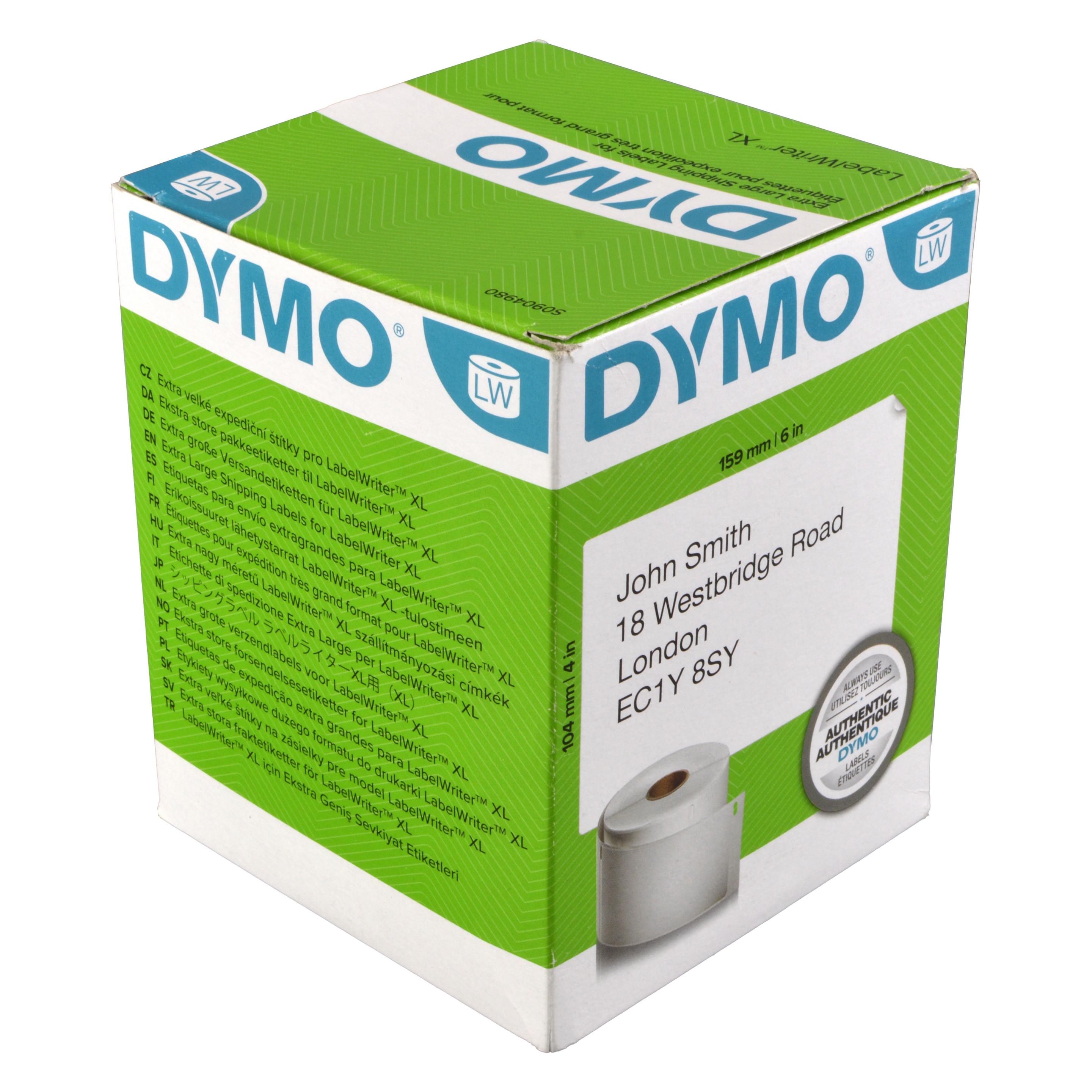 Dymo Etiketten LabelWriter 4XL 104x159 mm, 220 Stk. (104 mm) (S0904980)