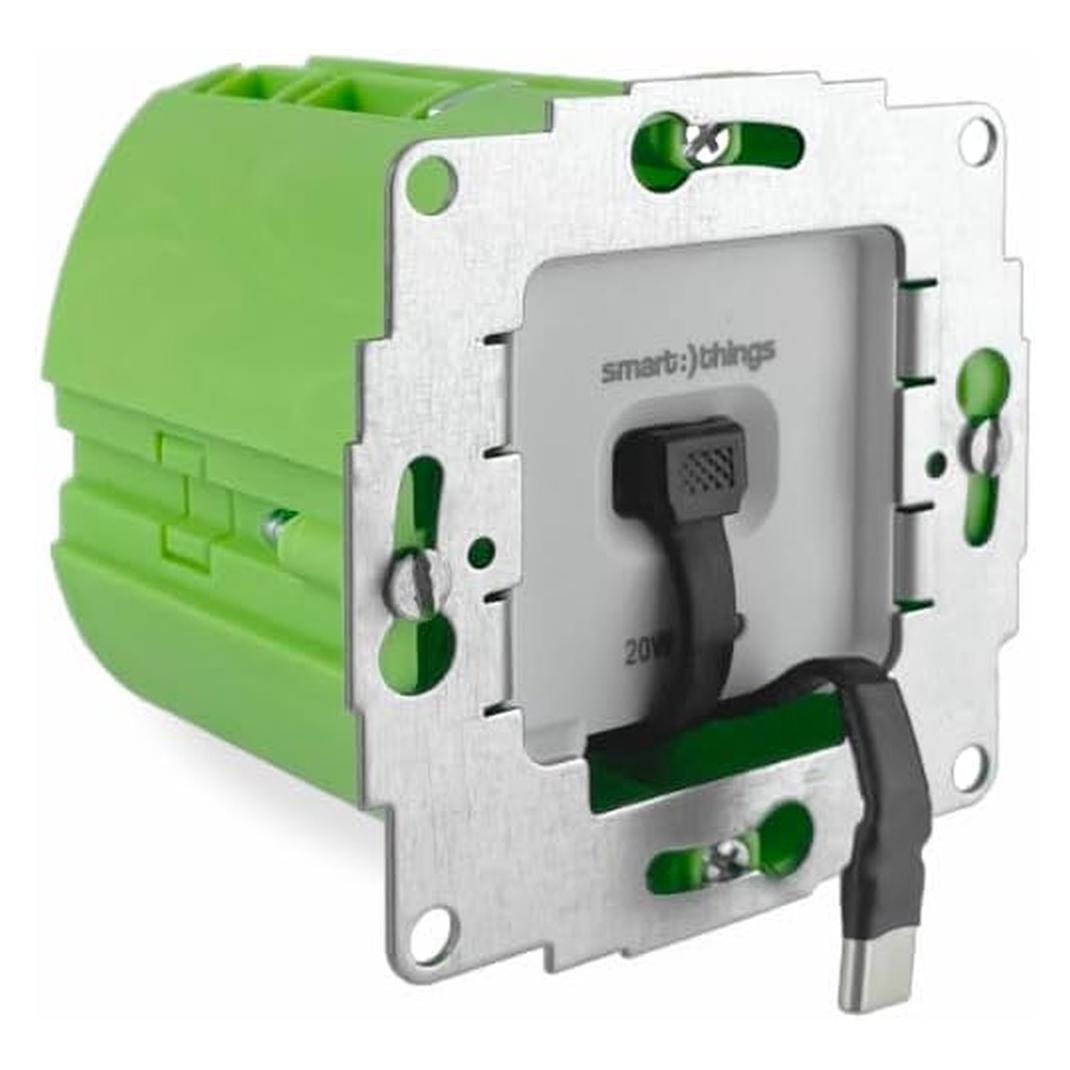 smart things sCharge 30W Unterputz Netzteil sC30-EU C mit USB-C/C Kabel (30 W, 1 Port) (sC30-EU C)