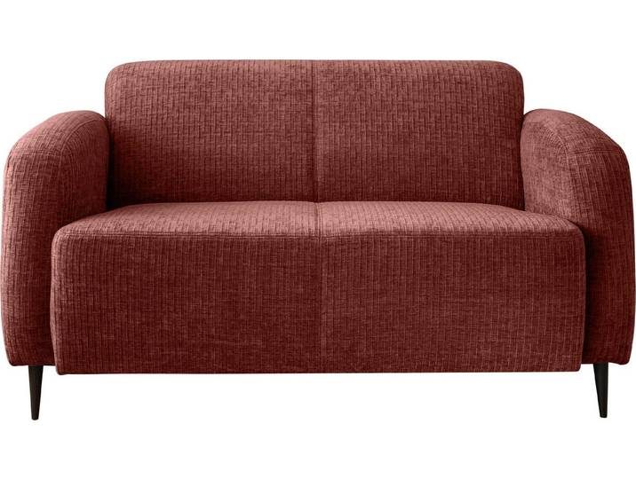 Home affaire 2-Sitzer Marone bequem, Breite 140cm, für kleine Räume geeignet, bodenfrei