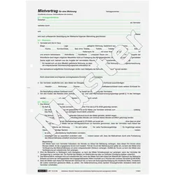Baier & Schneider, Formular, Mietvertrag
