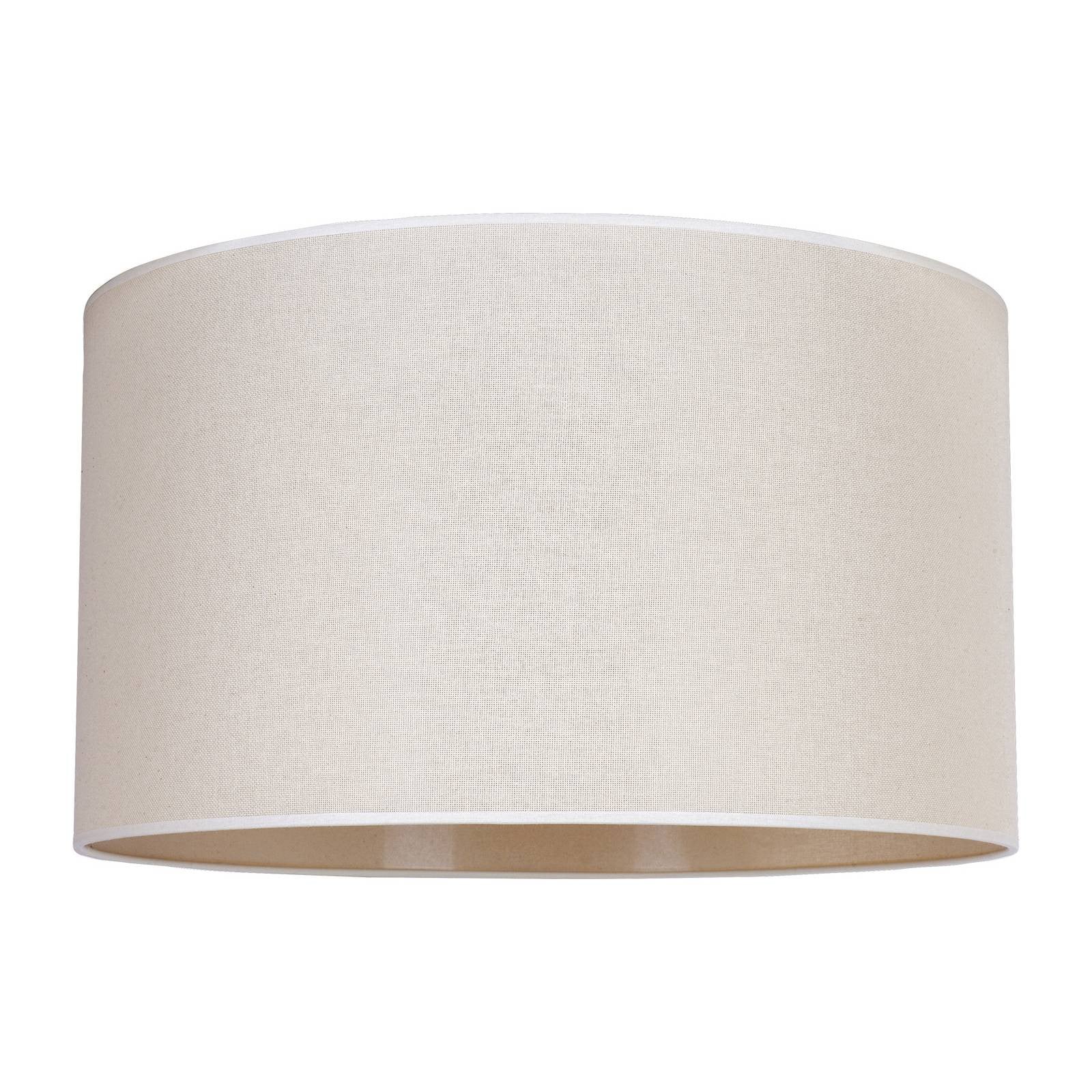 Duolla Lampenkap Roller, beige, Ø 40 cm, hoogte 22 cm, Textiel/Stof/Zijde