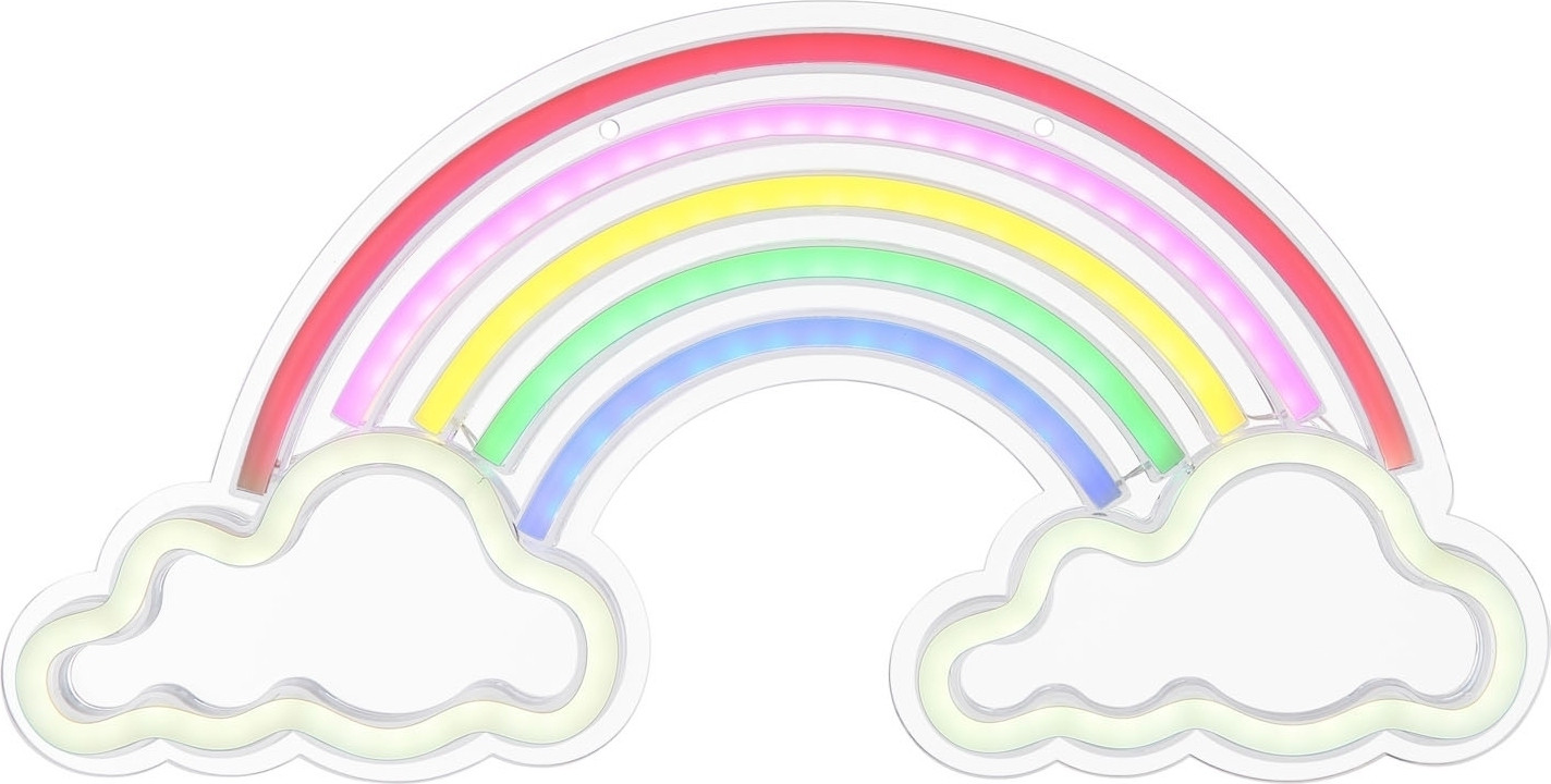 Globo Lighting LED-vloerlamp met arc-design en regenboogeffect via USB
