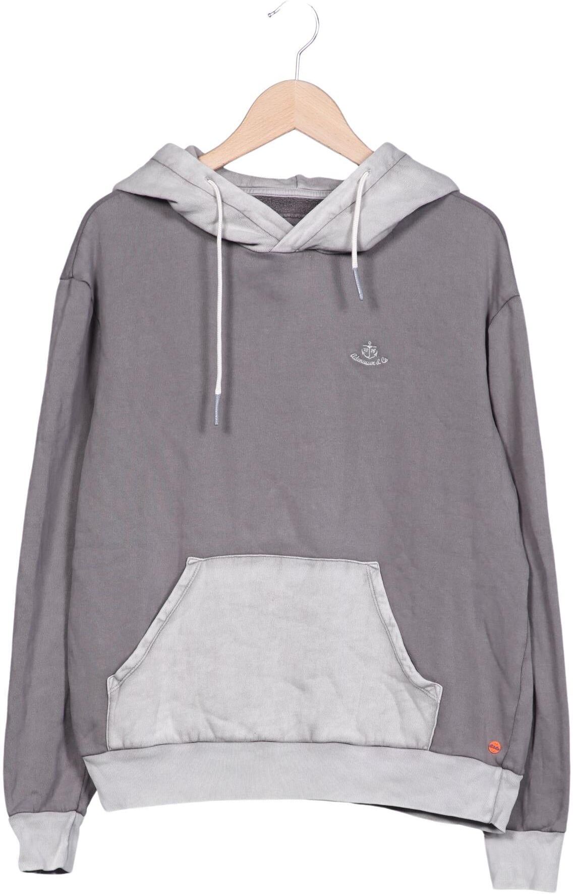 Adenauer & Co Herren Kapuzenpullover, Grau, Gr. S, Baumwolle - Second Hand