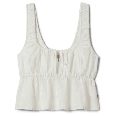 Brixton - Women's The Abigail Tie Top - Top Gr XL weiß/grau
