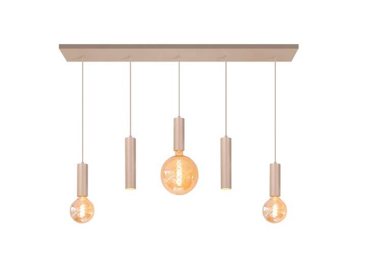 Design hanglamp Locarno 5-lichts zand bruin Highlight - O1080.03
