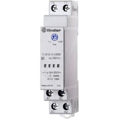 Finder Dämmerungsschalter 1 St. 11.31.0.024.0000 Betriebsspannung:12 V, 24 V Empfindlichkeit Licht: 1, 30 - 80, 1000 lx, lx 1 Schließer