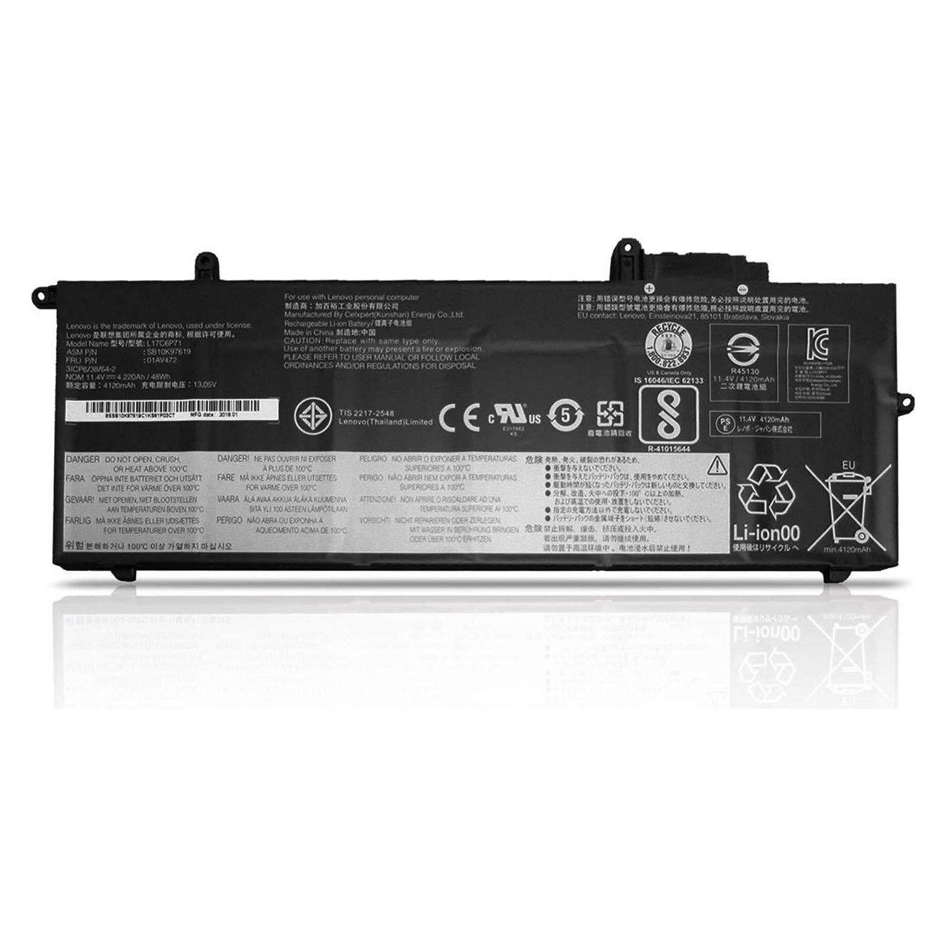Lenovo Laptop-Batterie (6 Zellen, 4400 mAh) (01AV470)