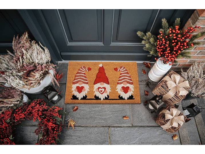 Paillasson Gnome Heart 40 x 1 x 70cm Beige