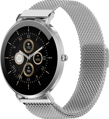 Denver SWC-394S Smartwatch Silber