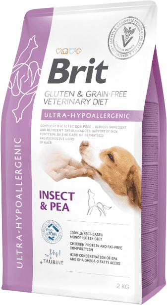 Brit Ração Veterinária Dog Ultra Hipoalergênica 2kg