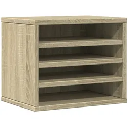 Helloshop26 - Büroschrank-Organizer aus Sonoma-Eiche 36 x 26 x 29,5 cm