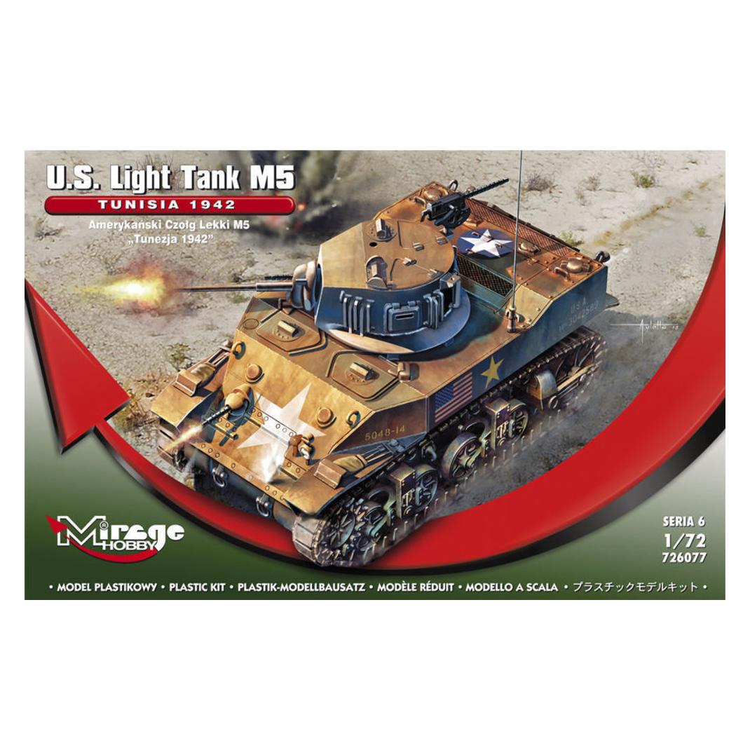 Mirage Hobby U.S. Light Tank M5 "TUNISIA 1942" (726077)