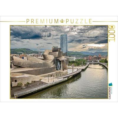 CALVENDO Puzzle Stadtpanorama Bilbao | 1000 Teile Lege-Größe 64 × 48 cm Foto-Puzzle für glückliche Stunden