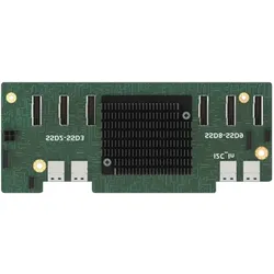 Intel CYPSWITCHMP 2U Midplane x16 x48 Switch NVMe (48 Ports), Netzwerk Switch, Grün