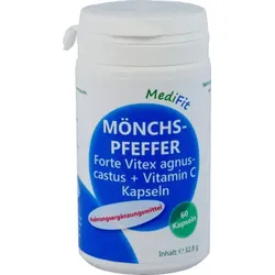 MÖNCHSPFEFFER FORTE+Vitamin C Kapseln MediFit 60 St
