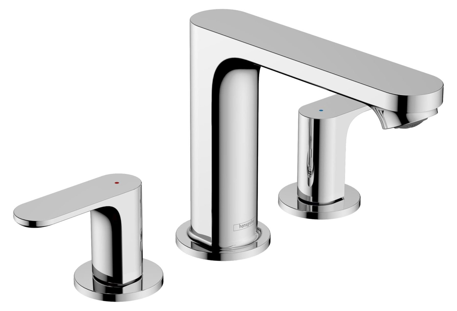 Dripio Wasbakarmatuur met twee handgrepen, chroom, 8 inch