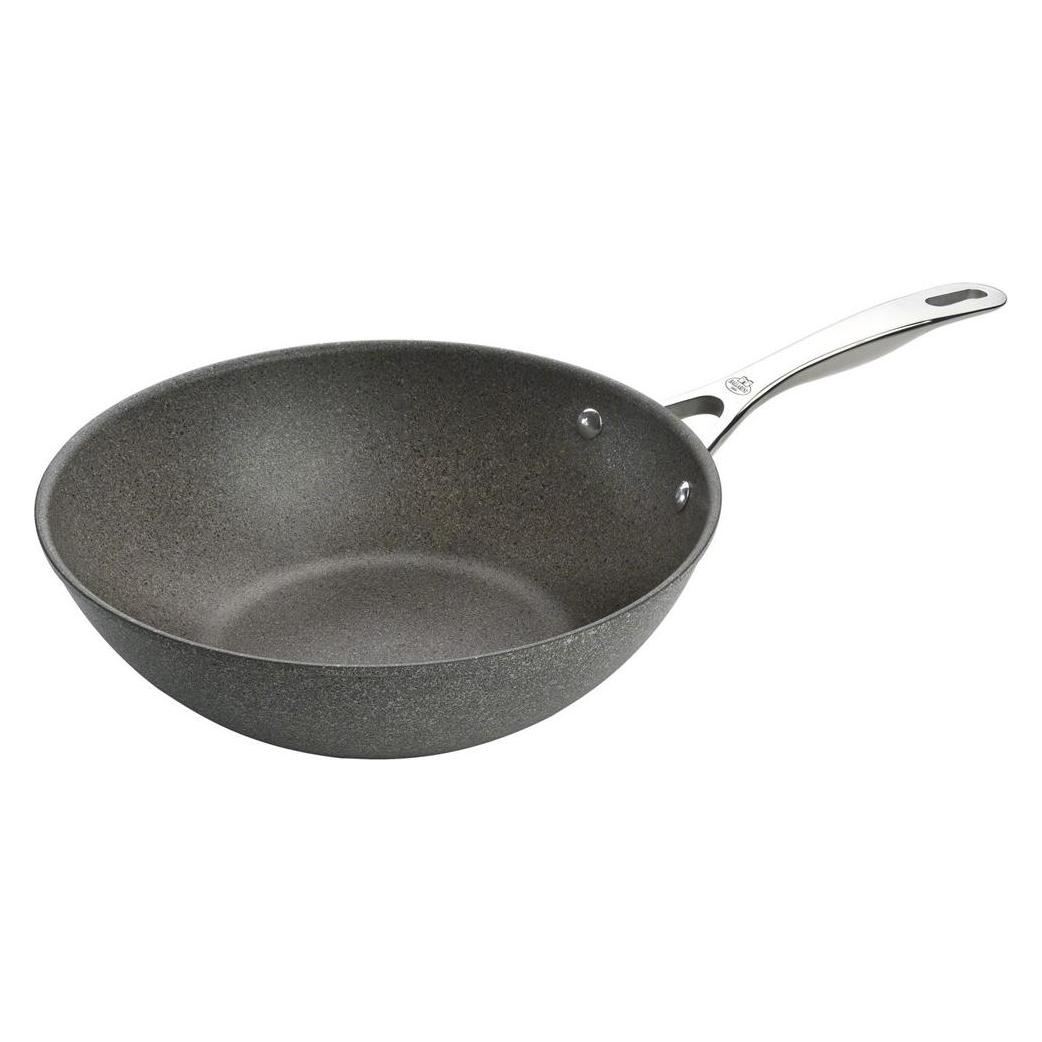 Ballarini 75002-815-0 Pfanne Wok-/Bratpfanne Rund (Wok Pfanne, Edelstahl, 30 x 12.10 cm) (75002-815-0)