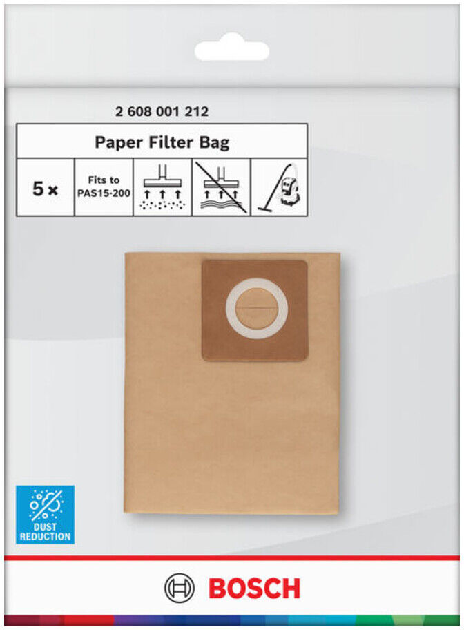 Bosch Papierbeutel für Staubsauger (2608001212)