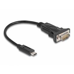 Delock USB 2.0 Adapter [1x USB-C® Stecker - 1x Seriell (9pol.)] 64125 0 cm