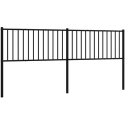 Décoshop26 - Kopfteil Schlafzimmeraccessoire Möbelstück 193 cm schwarzes Metall TDL0202420