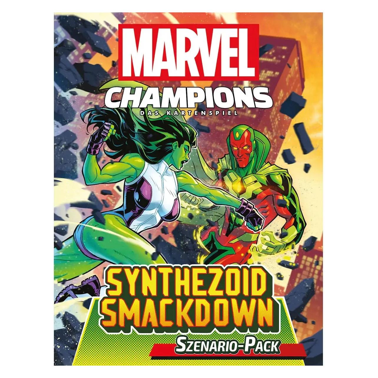 FFG Marvel Champions Das Kartenspiel - Synthezoid Smackdown DE (Deutsch, 1 - 4 Spieler) (FFGD2958)