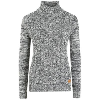 Rollkragenpullover OXMO "Rollkragenpullover OXPhilipa", Damen, Gr. M, blau (insignia b), Obermaterial: 100% Baumwolle CO., Pullover Rollkragenpullover