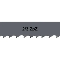 Lefeld Sägeband Uni Bi-Metall M42 2480x27x0,9mm Zahnform K (ZpZ) 2/3