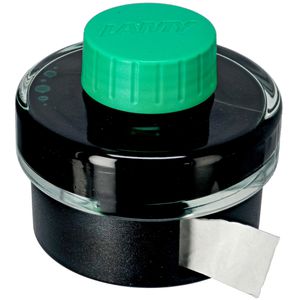 Lamy Tintenfass T52, 1208935, grün, mit integrierter Löschpapierrolle, 50 ml