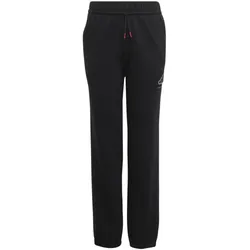 adidas Slogan Fleece Jogginghose Jungen KW9983 - black/pure ruby 176