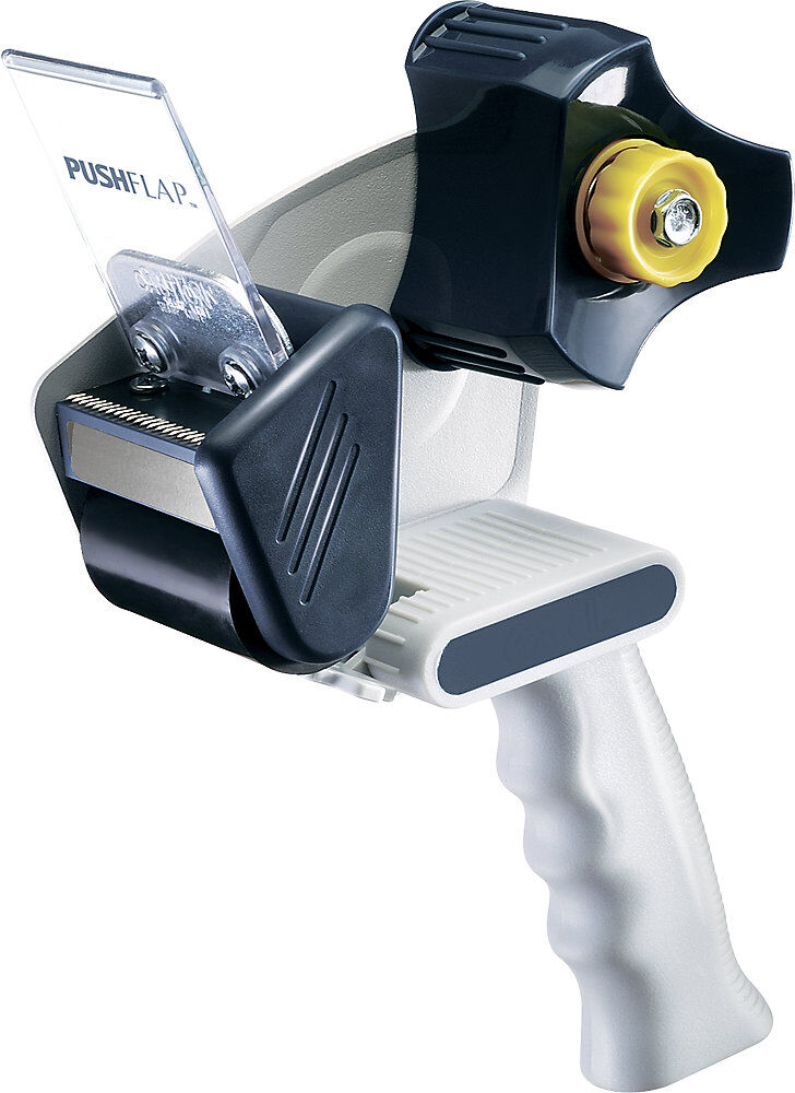 kaiserkraft Handabroller für Selbstklebeband, mit Sicherheitsmesser, für Bandbreite bis 50 mm, VE 3 Stk
