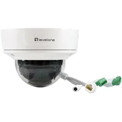 LevelOne IPCam FCS-3098 Z 4x Dome Out 8MP H.265 IR 13W P (3840 x 2160 Pixels), Netzwerkkamera, Weiss