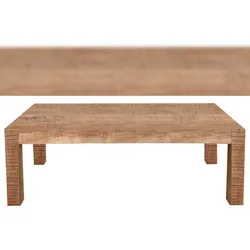 SIT Möbel Wohnzimmertisch 110 x 60 cm | Mango-Holz natur | B 110 x T 60 cm H 40 cm | 19000-47 | Serie COUCHTISCH
