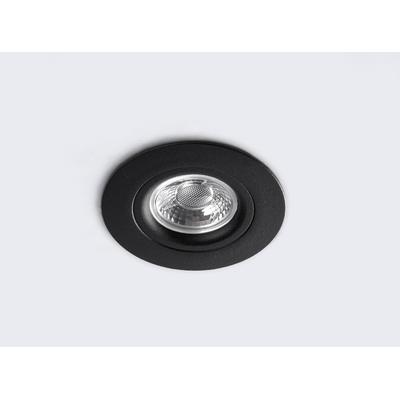 HEITRONIC LED Einbaustrahler "DL6809", schwarz, 1, Ø 7,9cm H: 3,4cm, 1 Stk., Leuchten, Einbaulampe, Einbauleuchte, LED-Downlight, schwenk- und dimmbar, LED Einbaustrahler LED Deckeneinbaustrahler