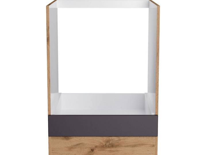KOCHSTATION Herdumbauschrank KS-Riesa Breite 60 cm, MDF-Fronten