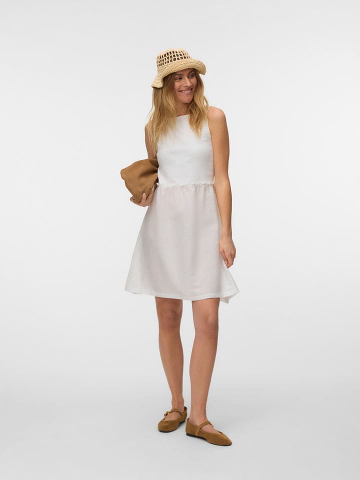 Vero Moda Kleid in Weiß - L