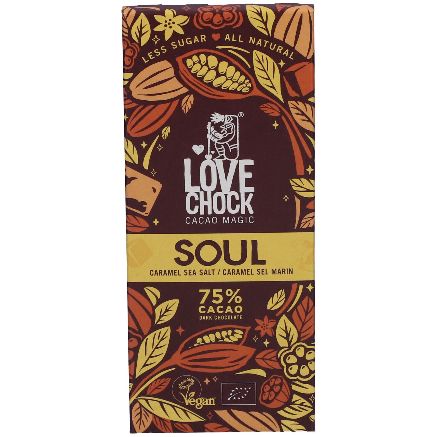 Lovechock Soul Karamell & Meersalz 70 g Schokolade