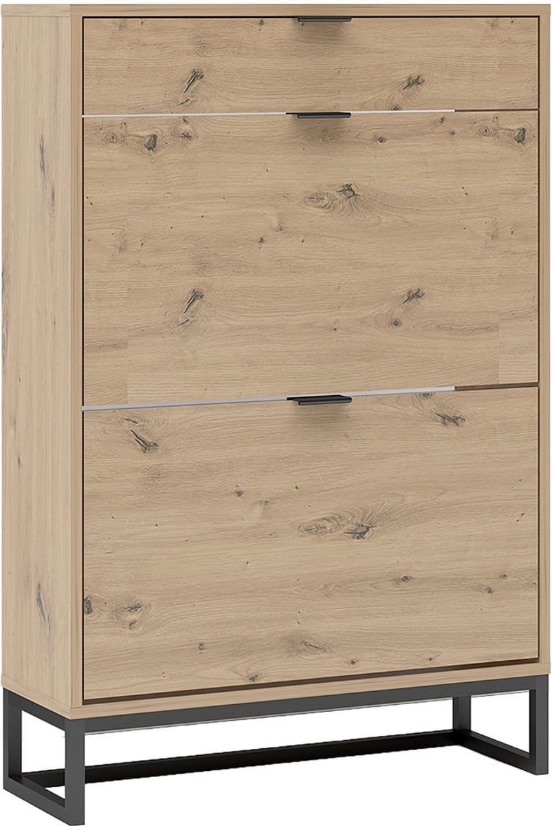 Giga Meubel Schoenenkast Miko Scandinavische Opbergkast met deuren en laden B/D/H: 72 x 25 x 108 cm