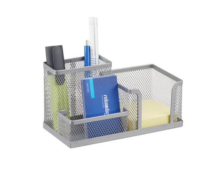 Relaxdays Stiftehalter mit Zettelhalter