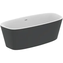 Ideal Standard Duo-Badewanne DEA, freistehend, 1800x800x475/610mm, Schwarz Matt K8721V3
