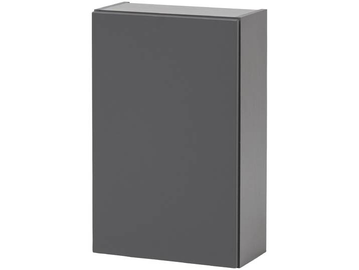 Hängeschrank WELLTIME Kaunas , grau, B:40cm H:64cm T:20cm, Holzwerkstoff, Schränke, Hängeschrank, BxTxH: 40x20x64 cm